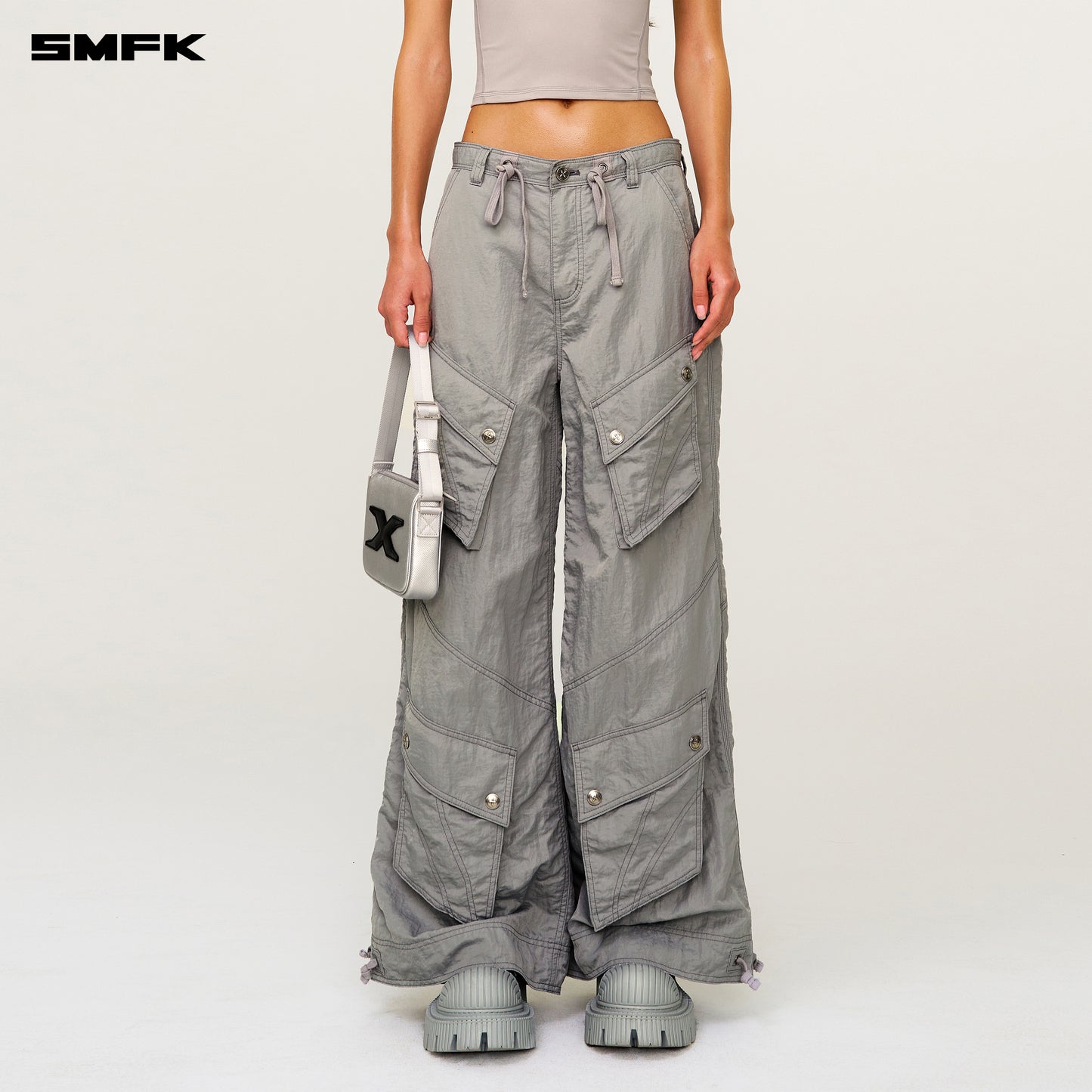 FUTURE MIRAGE Interstellar Hiking Pants Ash Gray