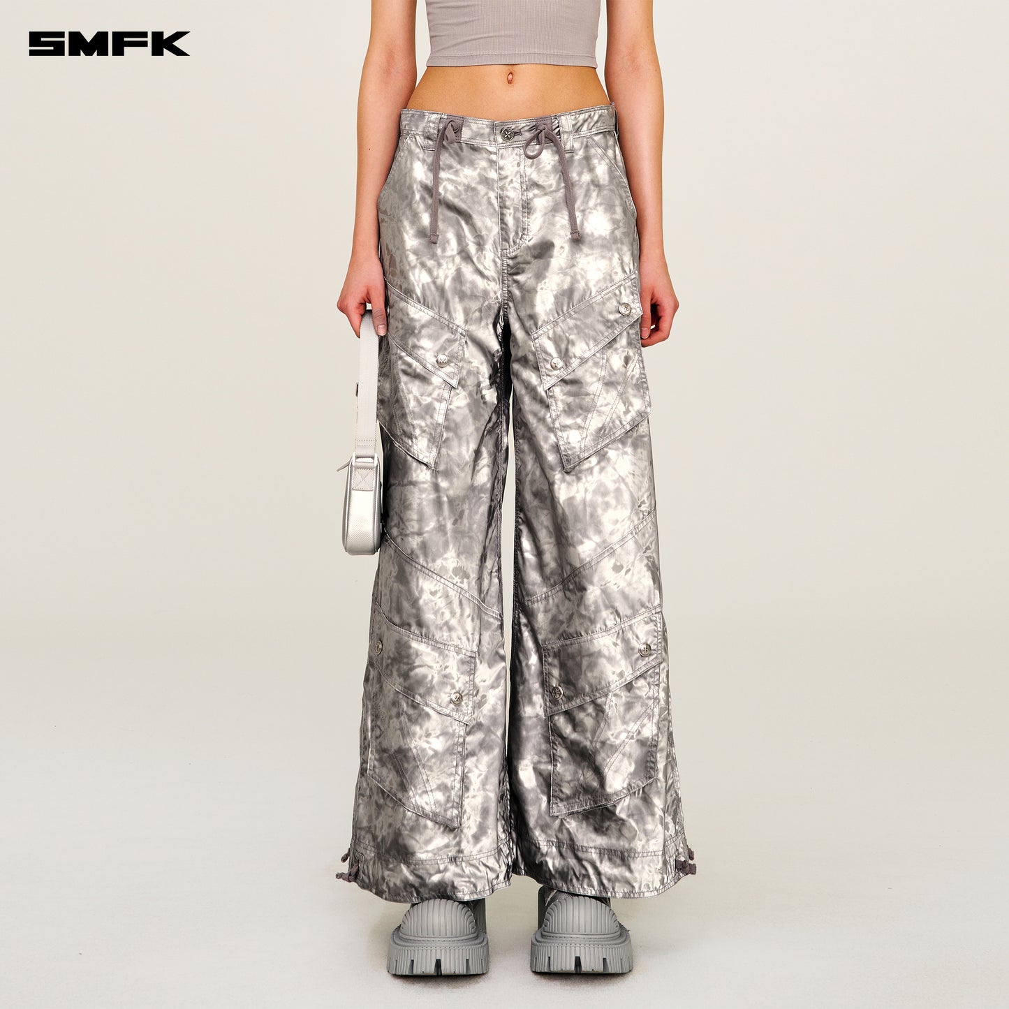 FUTURE MIRAGE Interstellar Hiking Pants Silver Phantom Camo