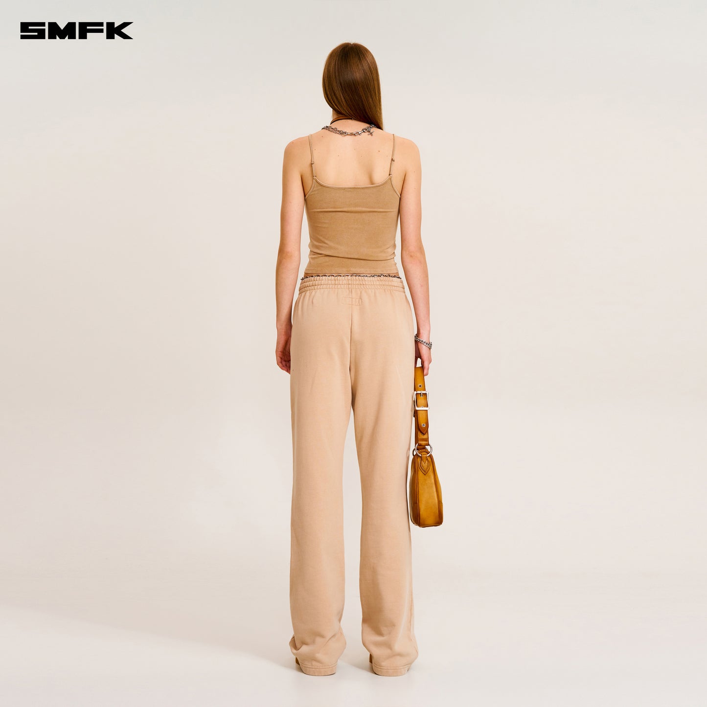 COMPASS MODE STRAIGHT SPORTS PANTS Sandy Khaki
