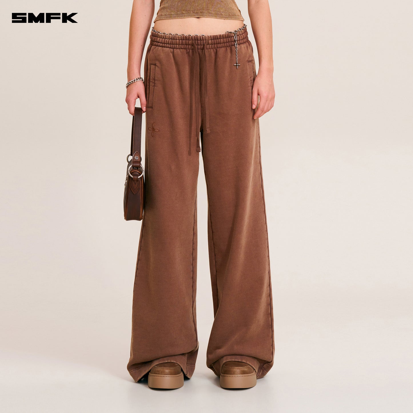 COMPASS MODE TOWER LOOSE SPORTS PANTS Wild Horse Brown