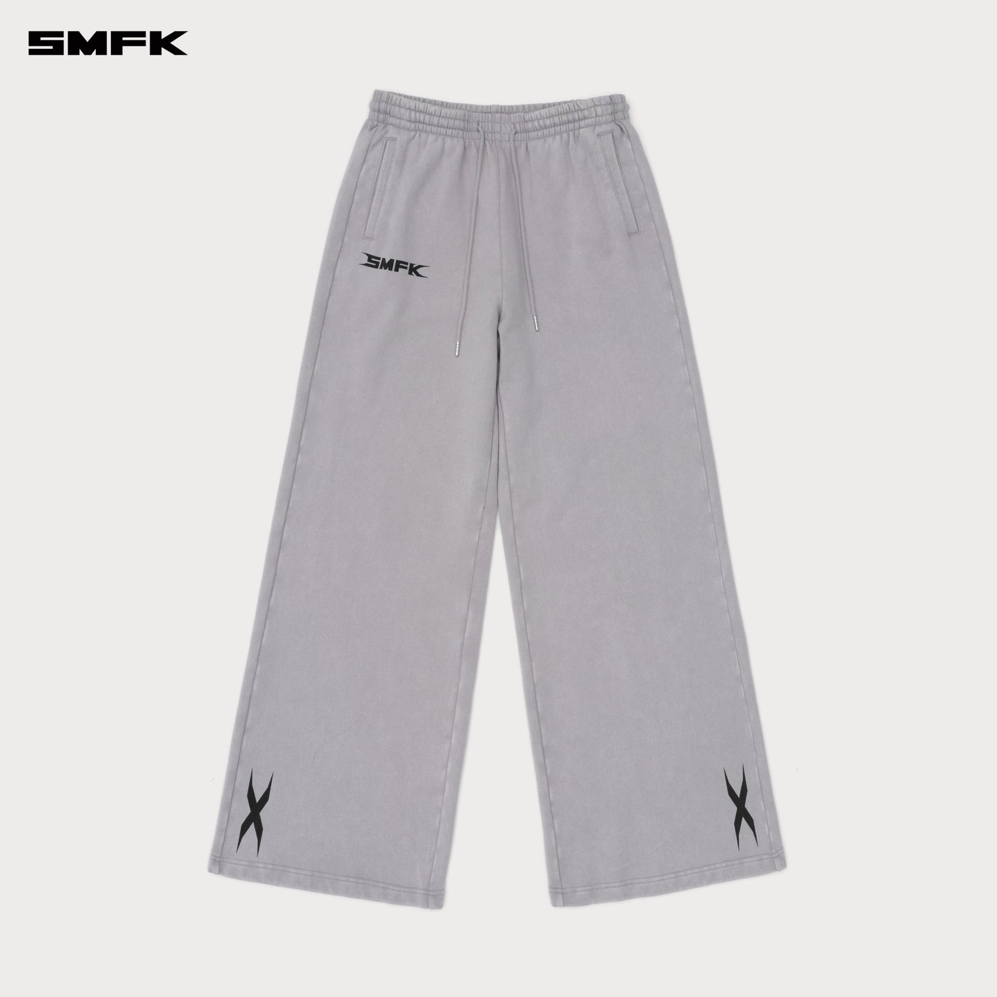FUTURE DNA Wide-Leg Sweatpants Ash Gray