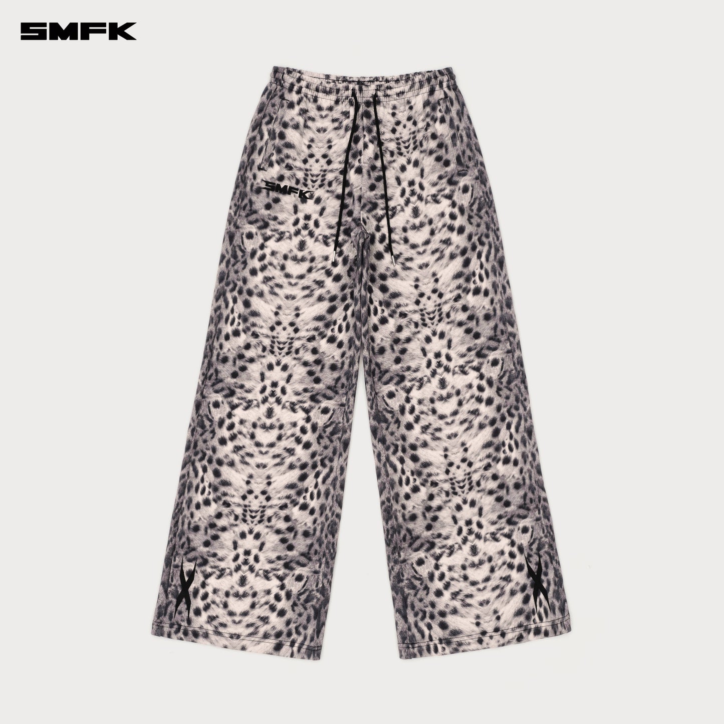 FUTURE DNA Wide-Leg Sweatpants Snow Leopard