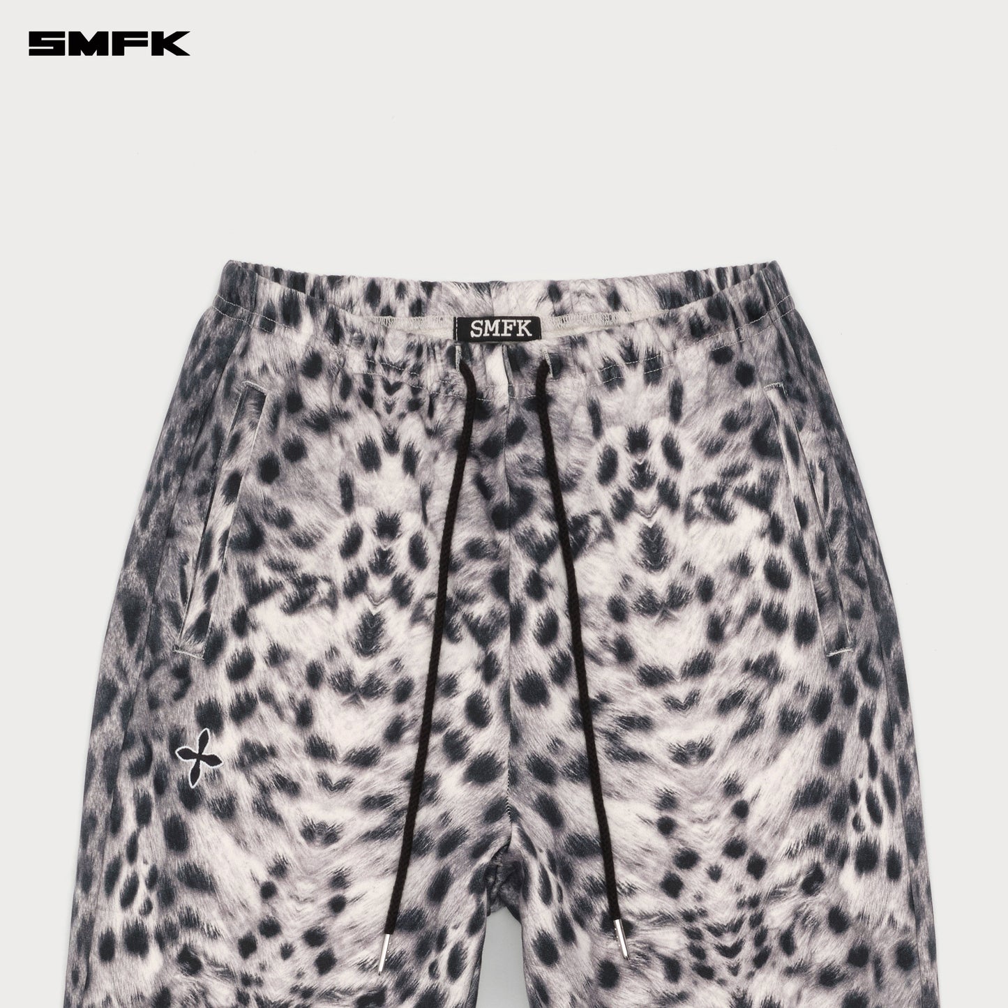 COMPASS Classic Flared Sweatpants Snow Leopard
