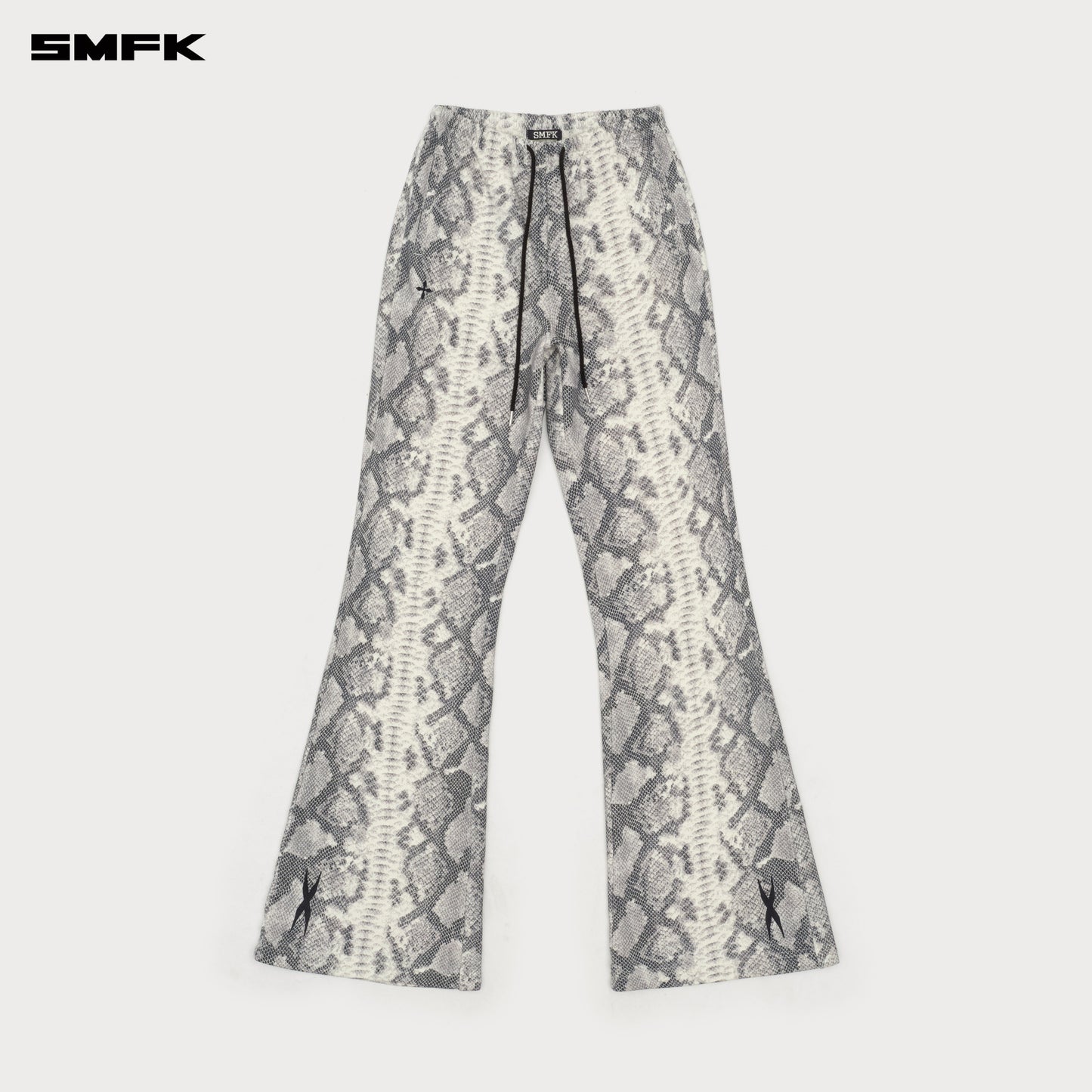 COMPASS Classic Flared Sweatpants Ivory Serpent