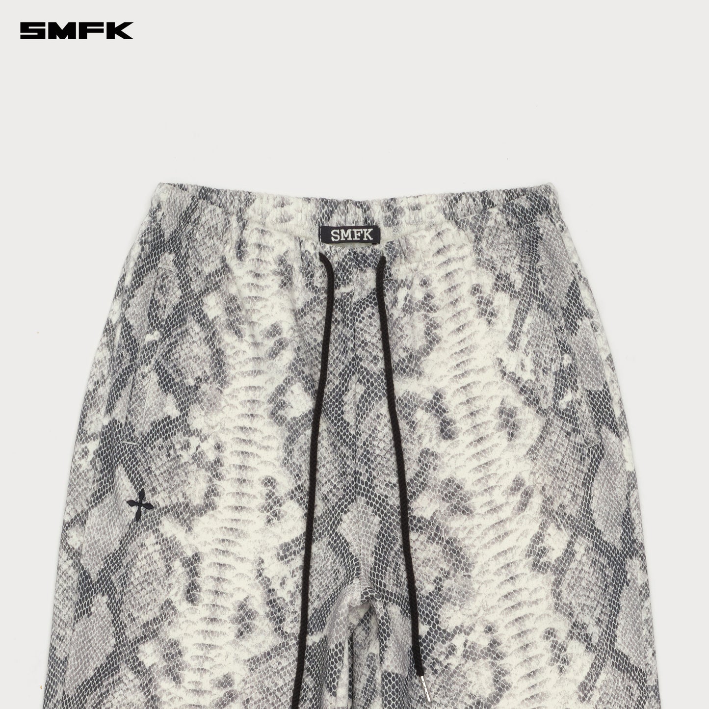 COMPASS Classic Flared Sweatpants Ivory Serpent