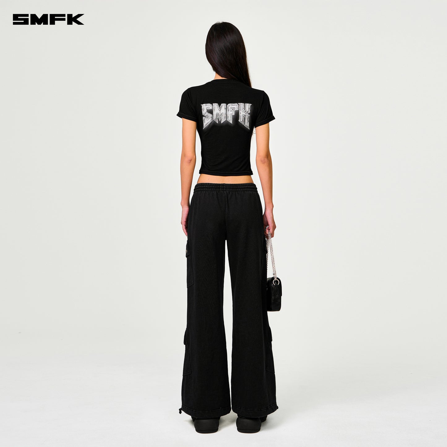 FUTURE DNA Intensify Wide-Leg Sweatpants Wilderness Black