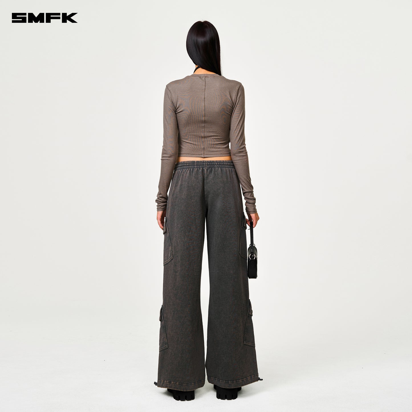 FUTURE DNA Intensify Wide-Leg Sweatpants Stormy Gray
