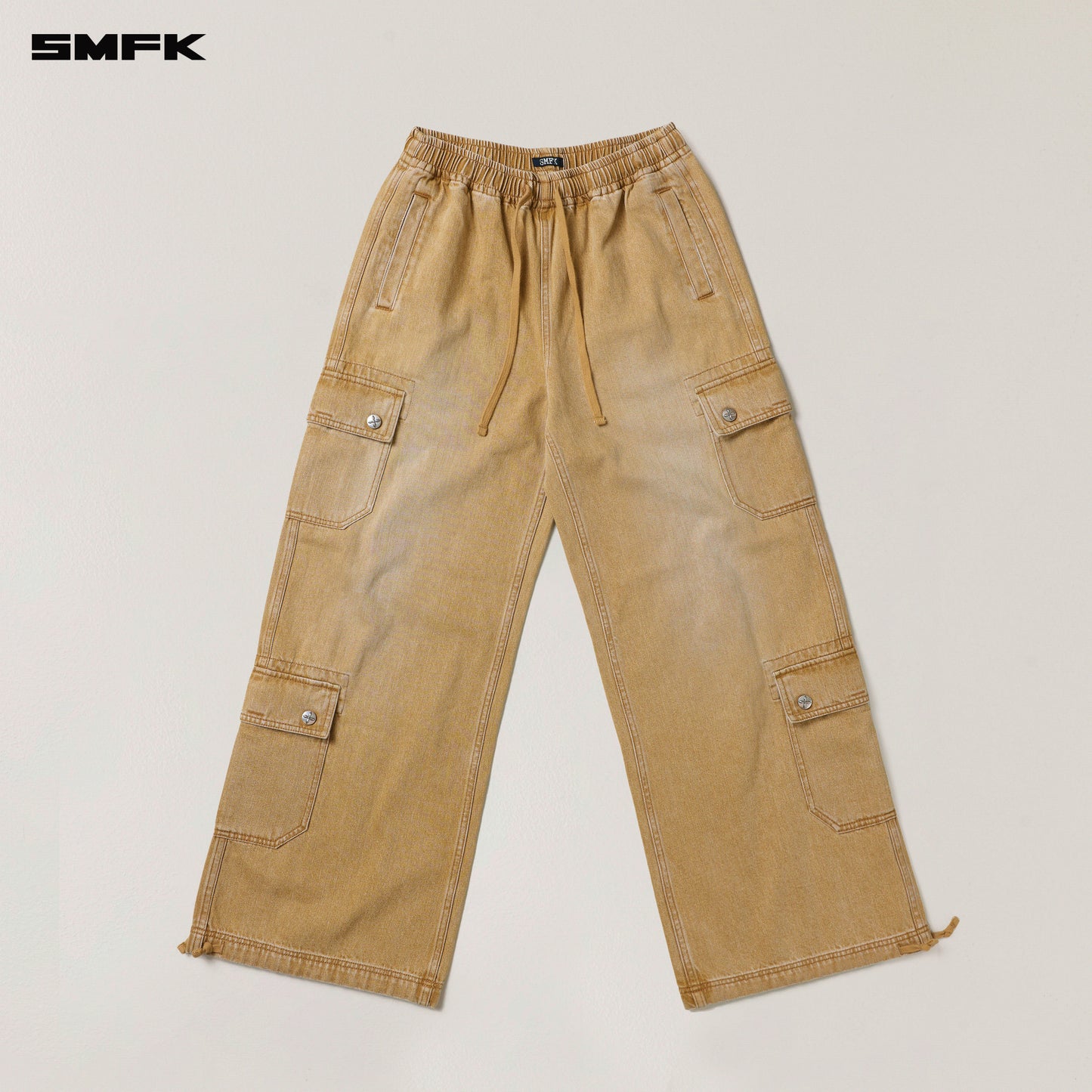 COMPASS MODE TOWER Denim Sports Pants Grassland Khaki