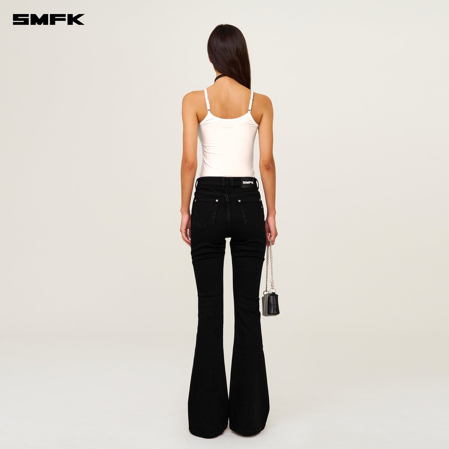 COMPASS Classic Flared Jeans Wilderness Black