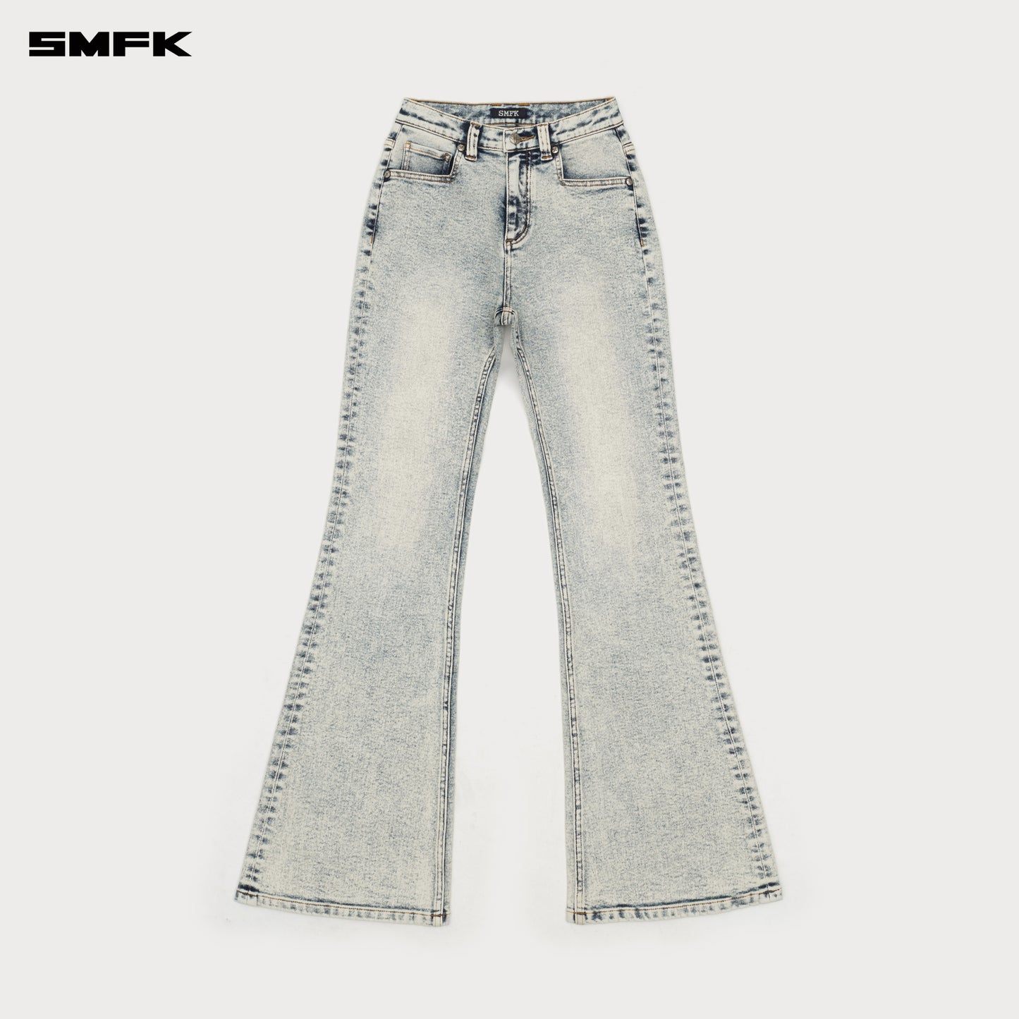 COMPASS Classic Flared Jeans Snow Blossom