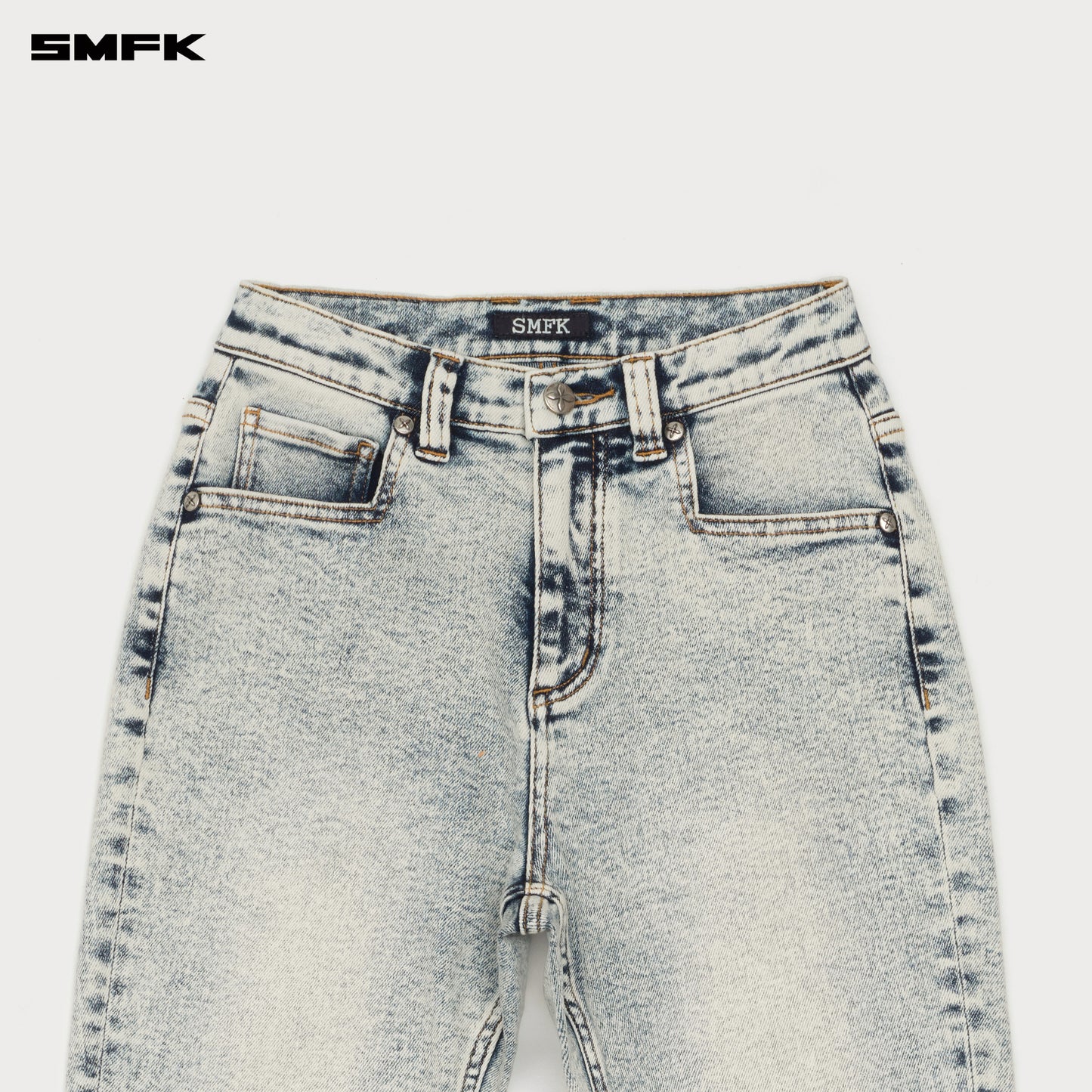 COMPASS Classic Flared Jeans Snow Blossom