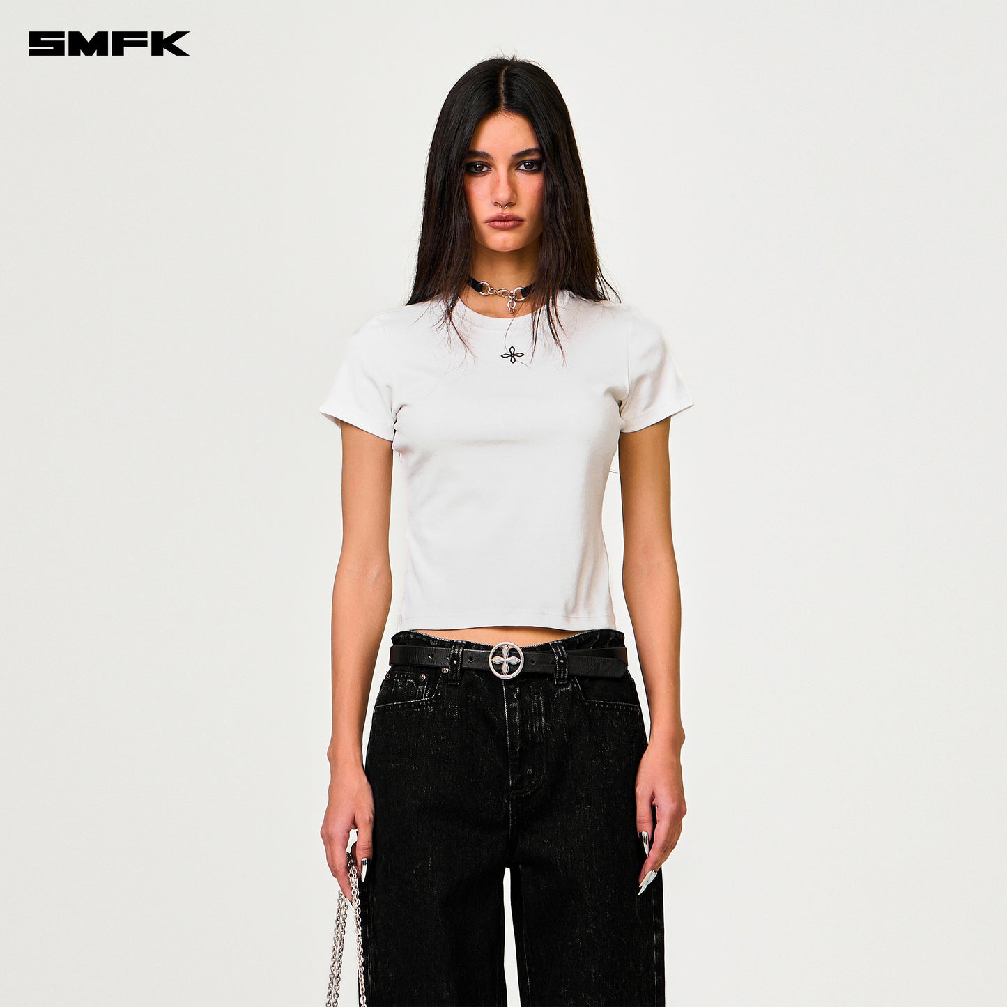 COMPASS Classic Wide-Leg Jeans Onyx Denim