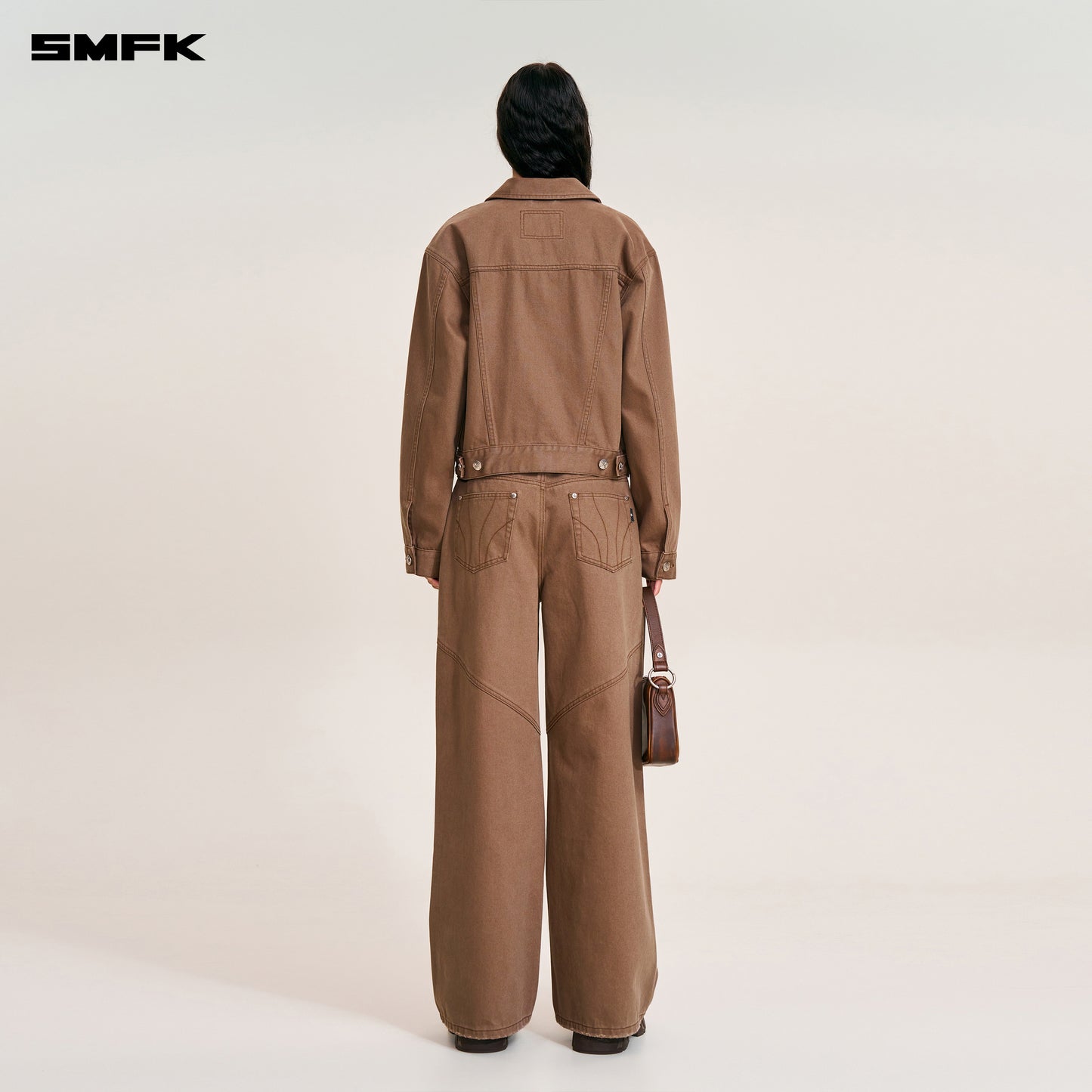COMPASS MODE TOWER DENIM PANTS Wild Horse Brown