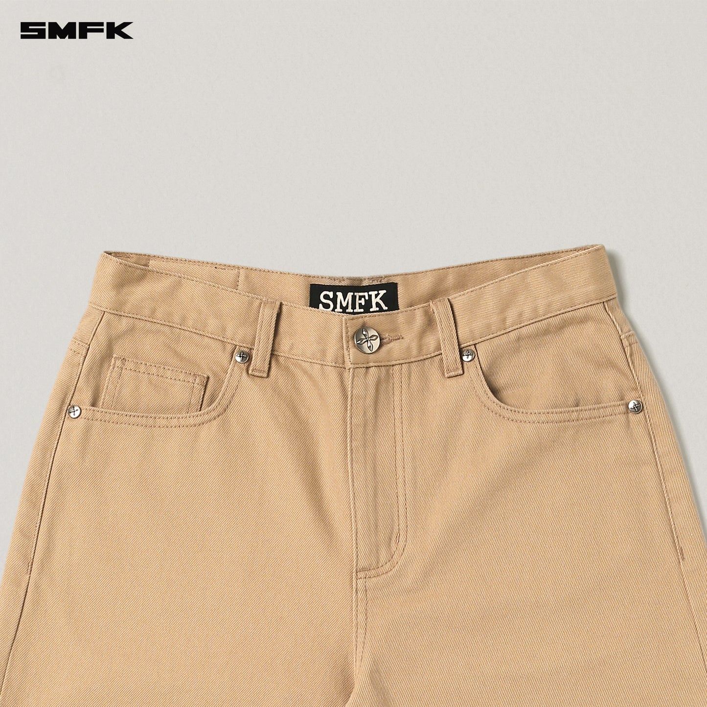 COMPASS MODE TOWER DENIM PANTS Sandy Khaki