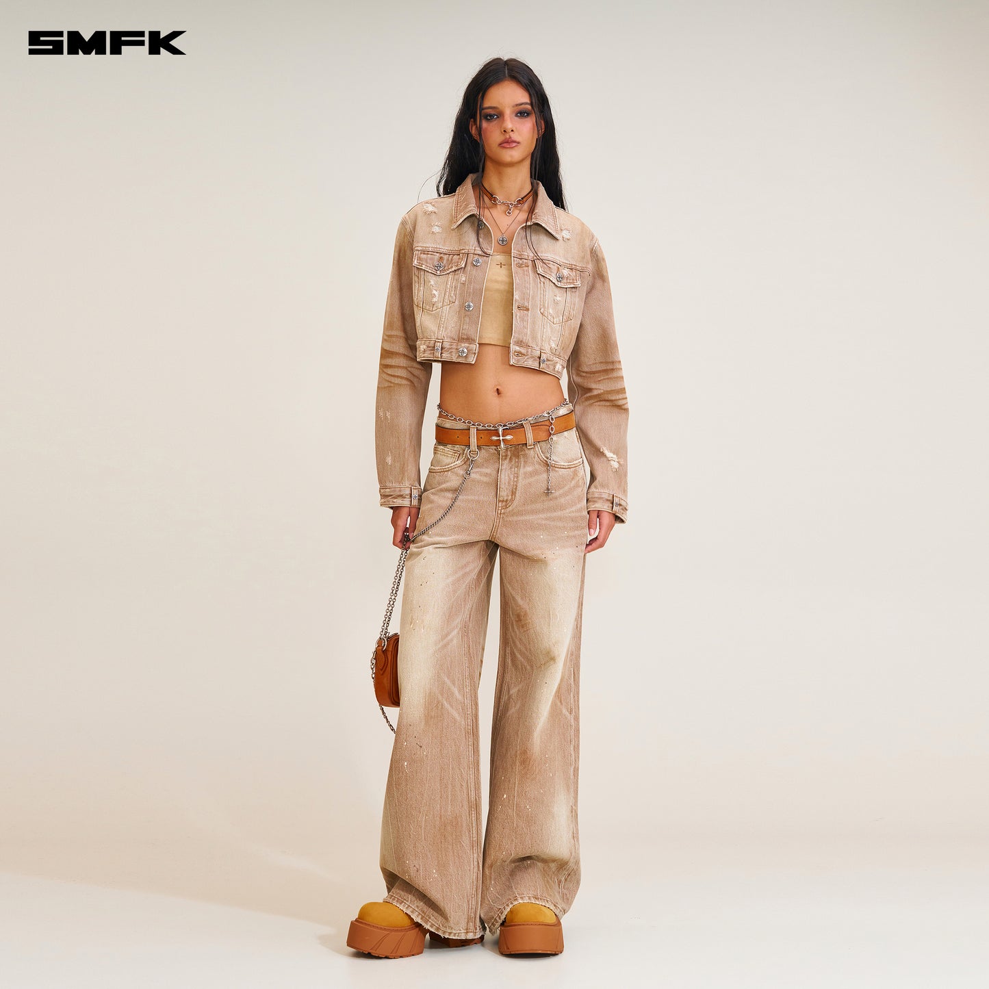 RAGE WILD HANDCRAFT TOWER Denim Pants
Wild Cowboy Brown