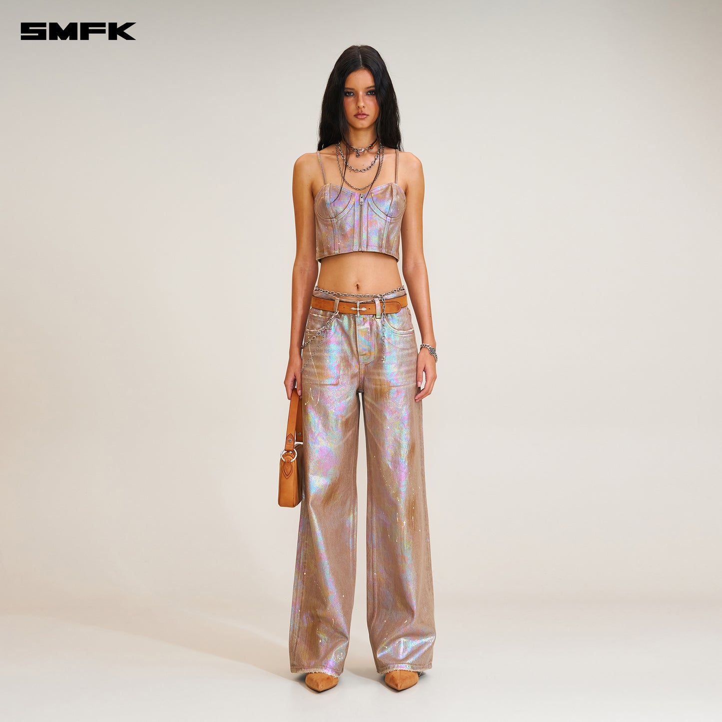 RAGE WILD FANTASY HANDCRAFT TOWER Denim Pants Fantasy Land