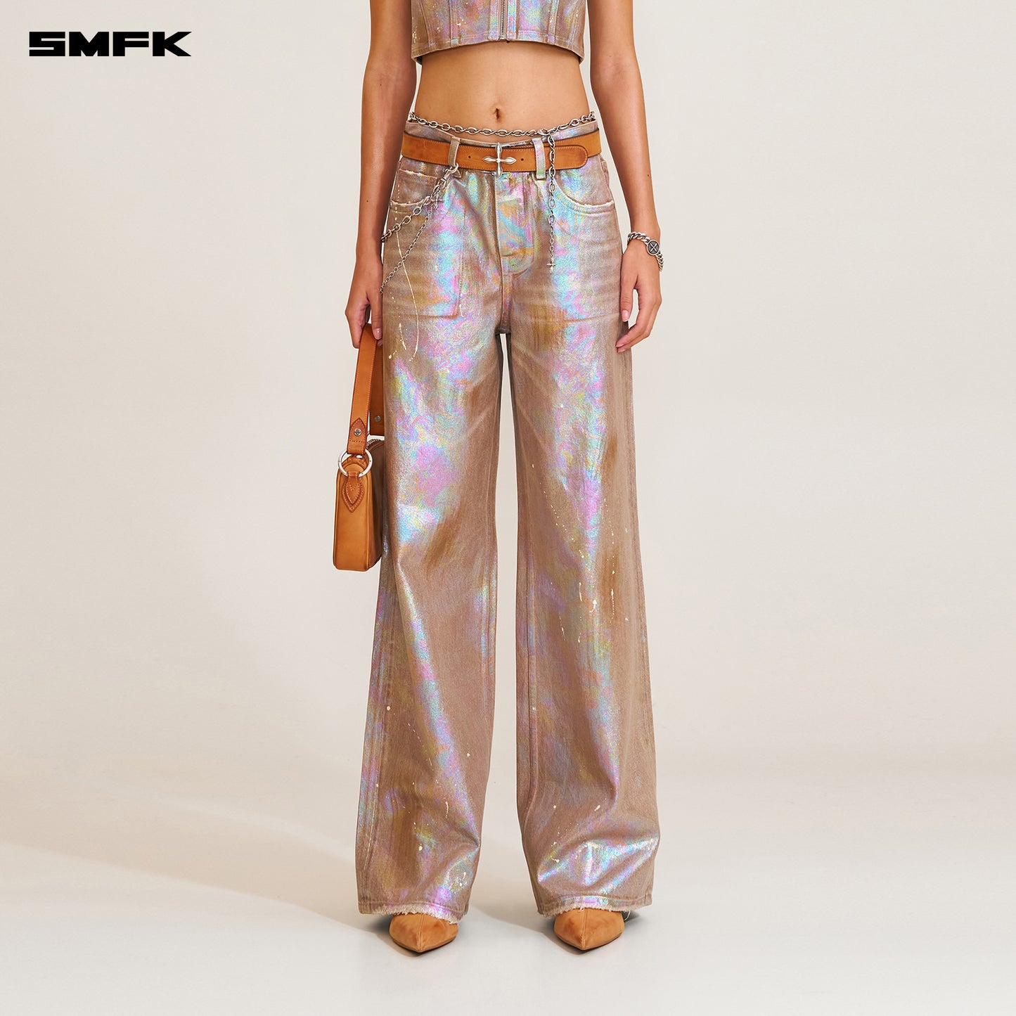 RAGE WILD FANTASY HANDCRAFT TOWER Denim Pants Fantasy Land