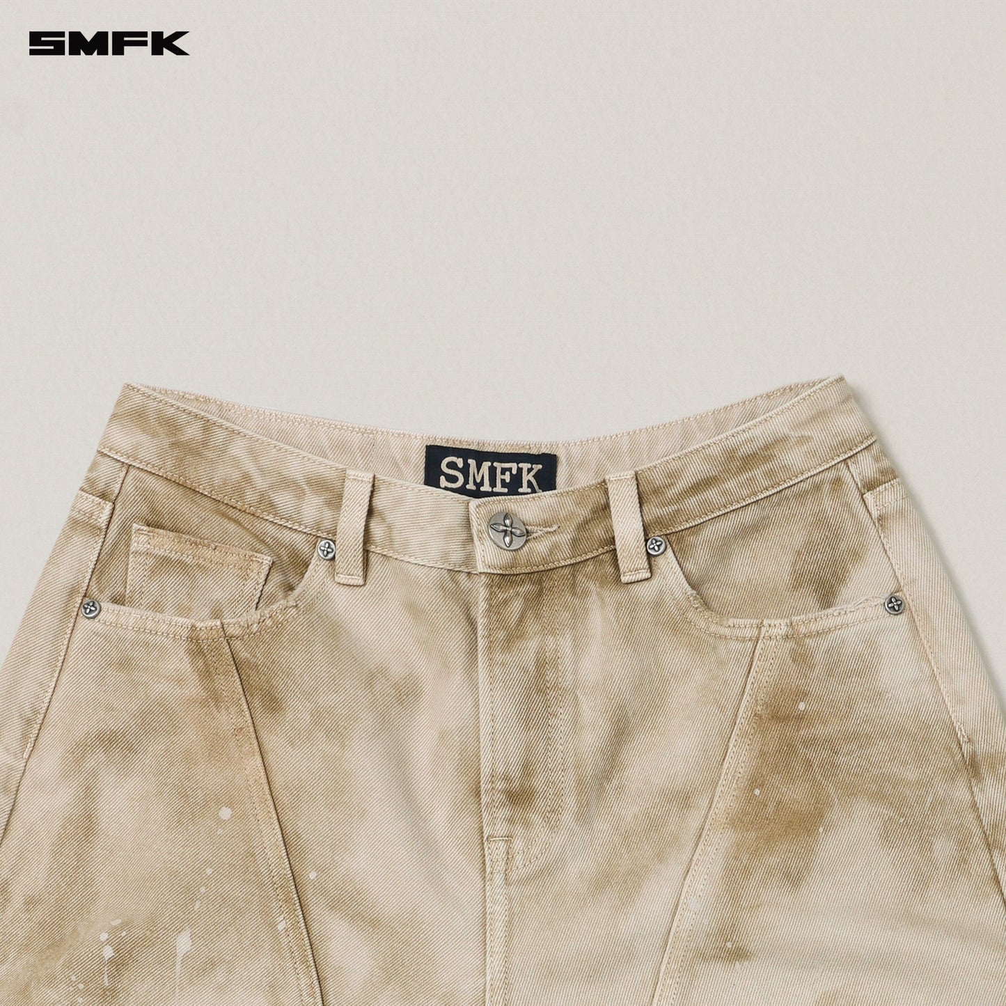 RAGE WILD ARC Denim Pants Wild Brown