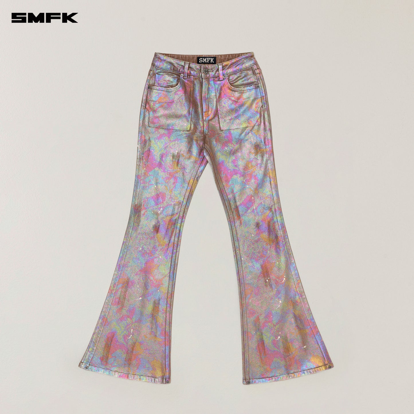 RAGE WILD HURRICANE FANTASY Handcraft Flared Denim Pants Fantasy Land