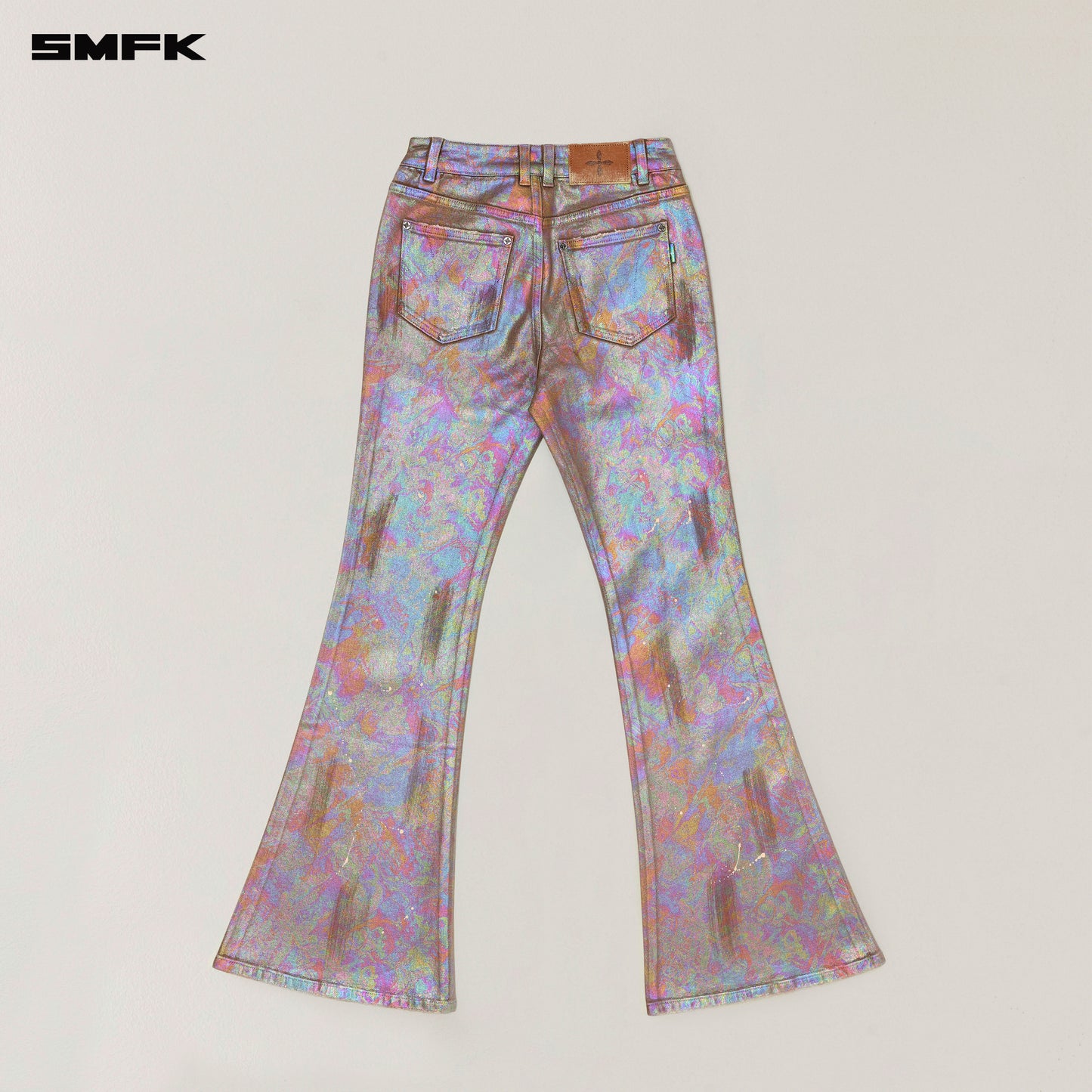 RAGE WILD HURRICANE FANTASY Handcraft Flared Denim Pants Fantasy Land