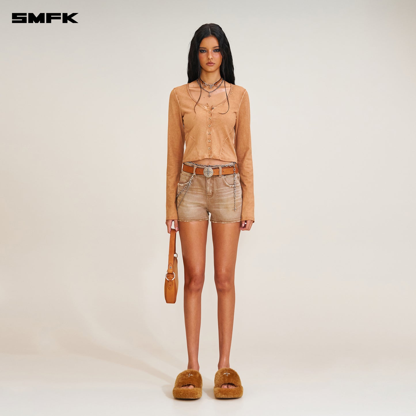 RAGE WILD Handcrat High Waist Denim Shorts
Wild Cowboy Brown