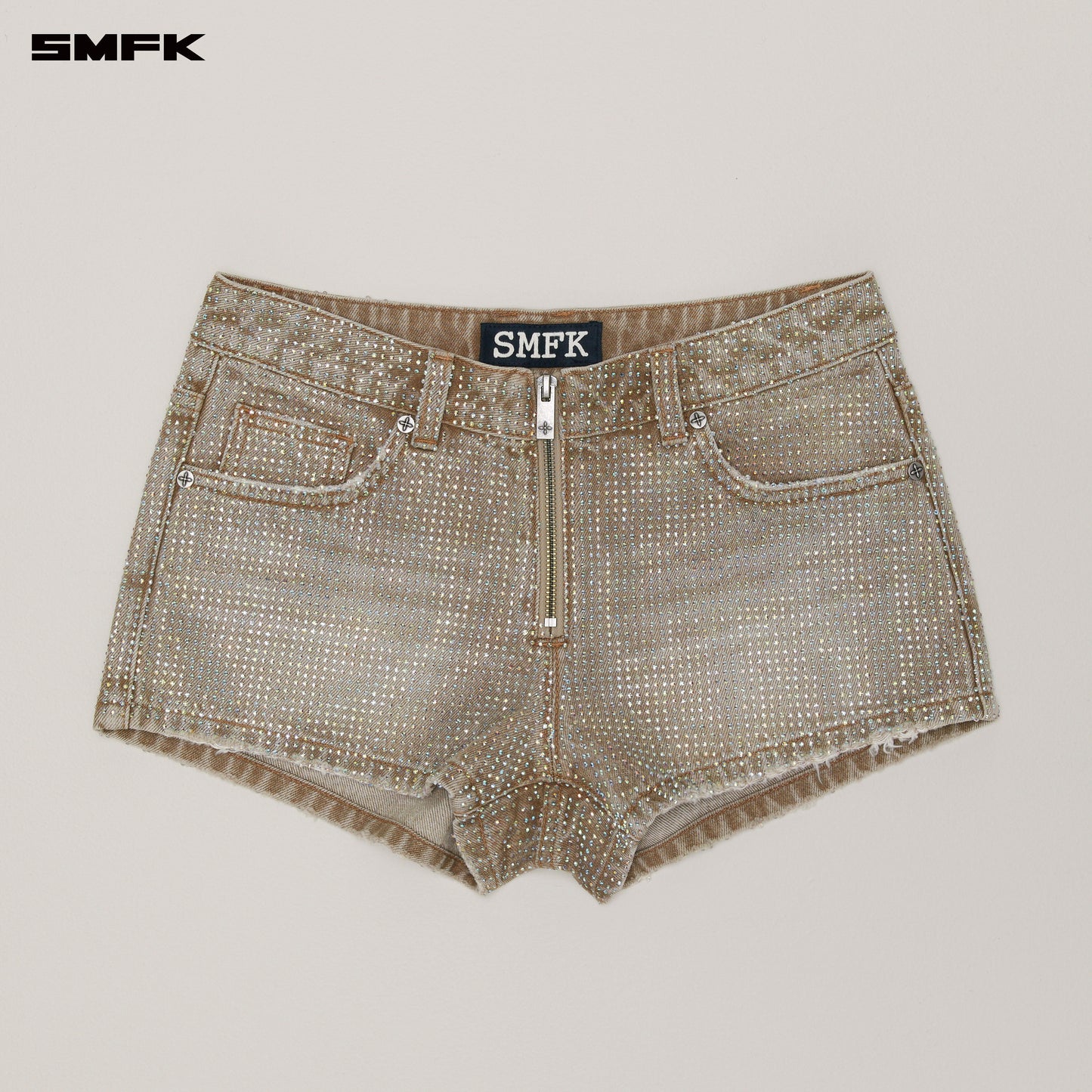 RAGE WILD Diamond Denim Shorts Low Wild Diamond