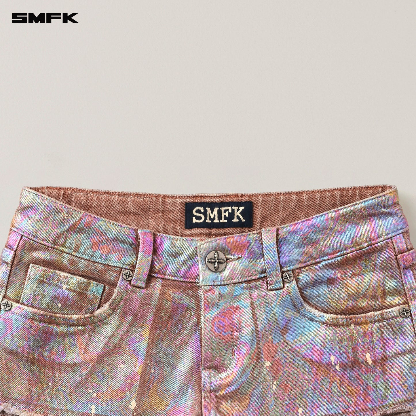 RAGE WILD ORIGIN Handcraft Fantasy Denim Bikini Shorts Fantasy Land