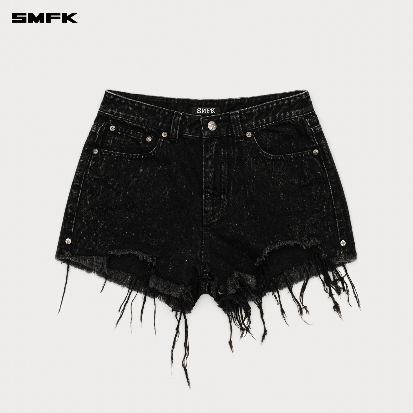COMPASS Classic Wild Denim Shorts Onyx Denim
