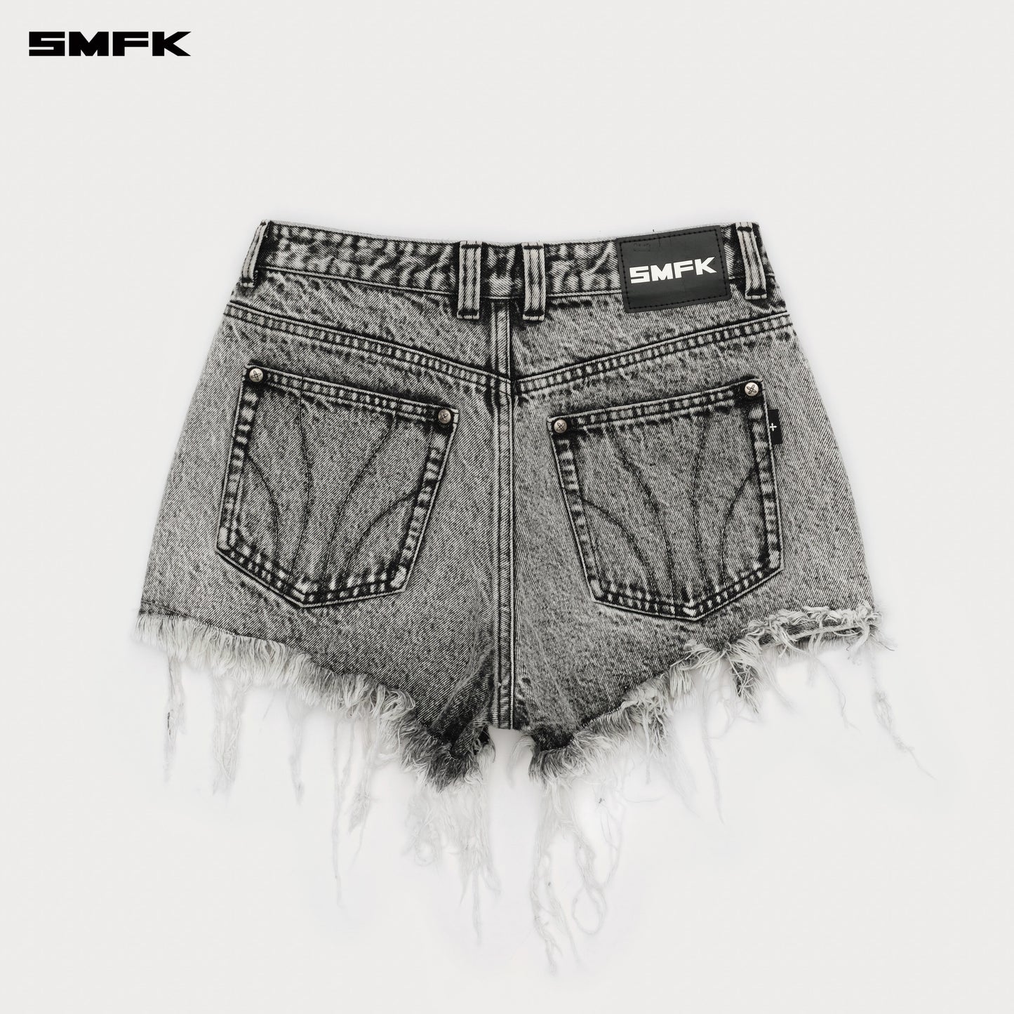 COMPASS Classic Wild Denim Shorts Ash Gray