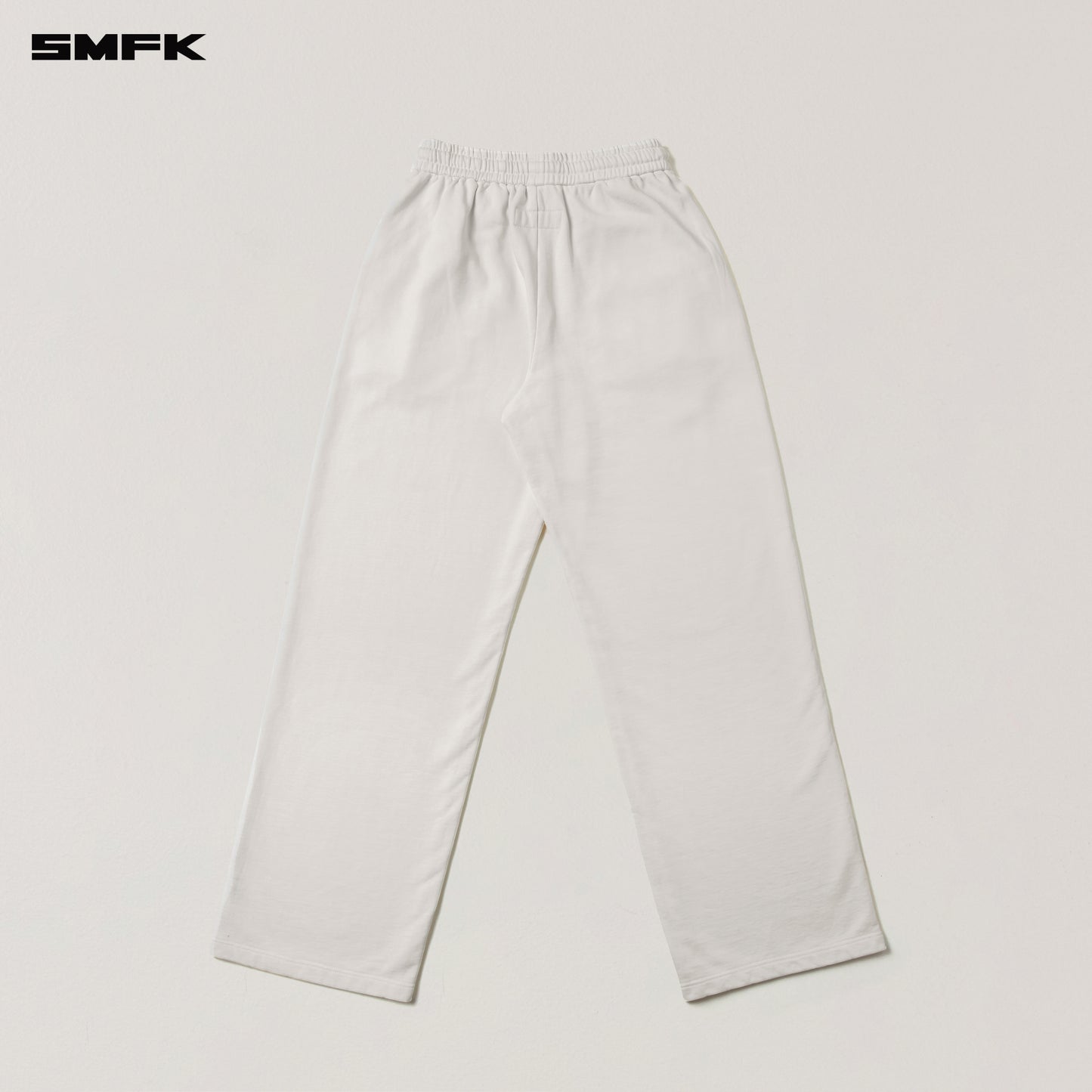 VINTAGE-SAVAGE LOOSE SPORTS PANTS/FADE DYE Alpine White