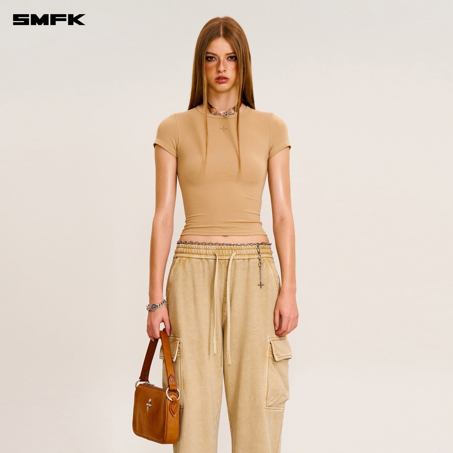 VINTAGE-SAFARI LOOSE SPORTS PANTS/FADE DYE Fading Desert