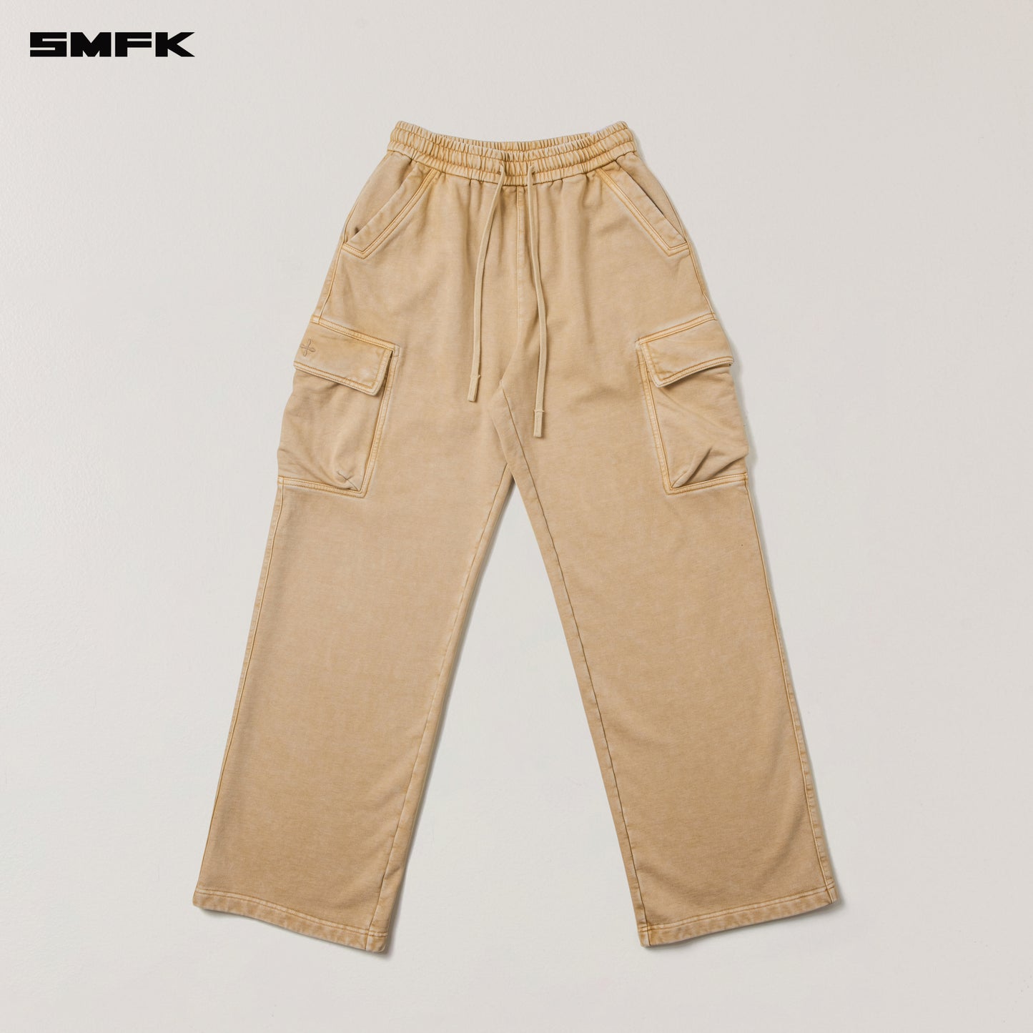 VINTAGE-SAFARI LOOSE SPORTS PANTS/FADE DYE Fading Desert