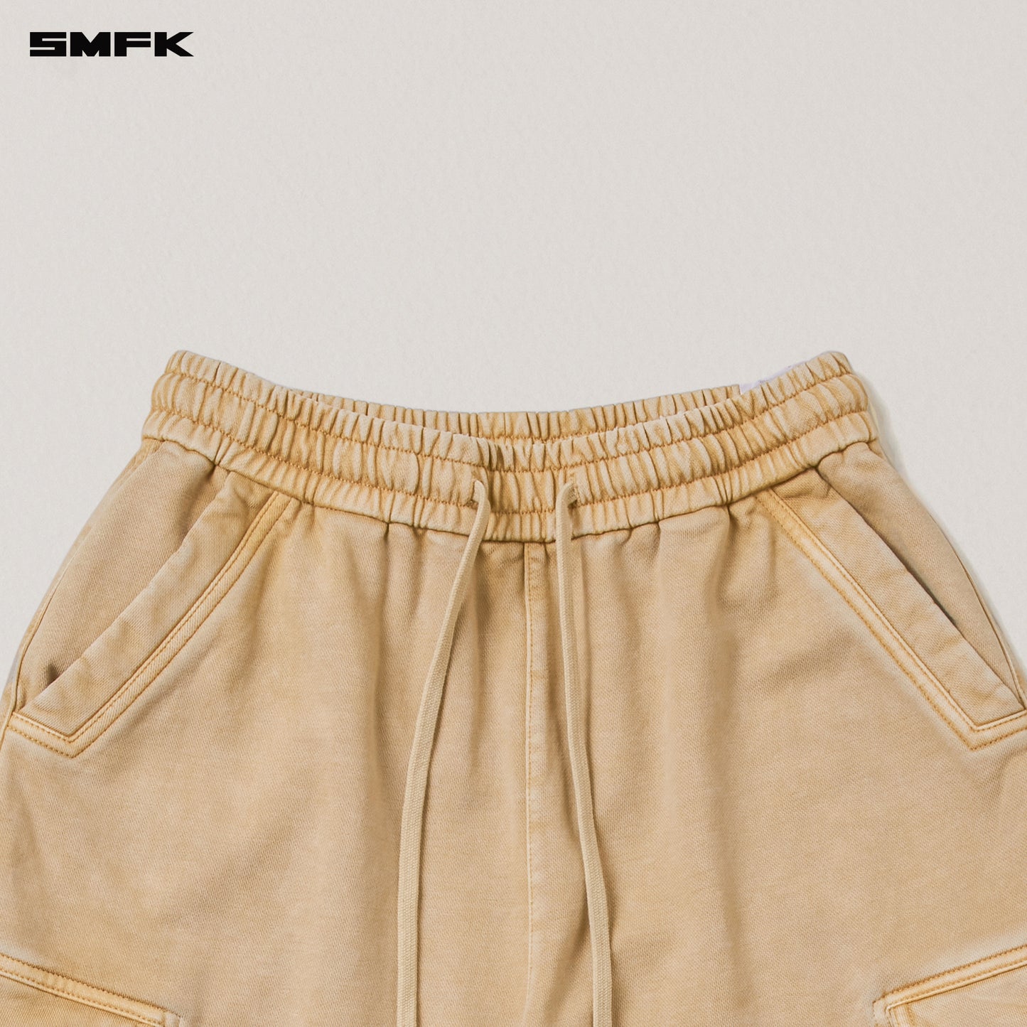 VINTAGE-SAFARI LOOSE SPORTS PANTS/FADE DYE Fading Desert