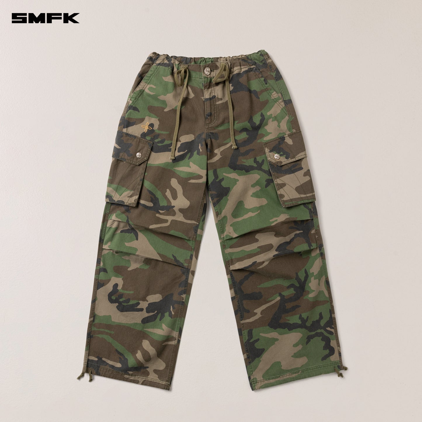COMPASS Retro Camo Para Pants Army Green Camouflage