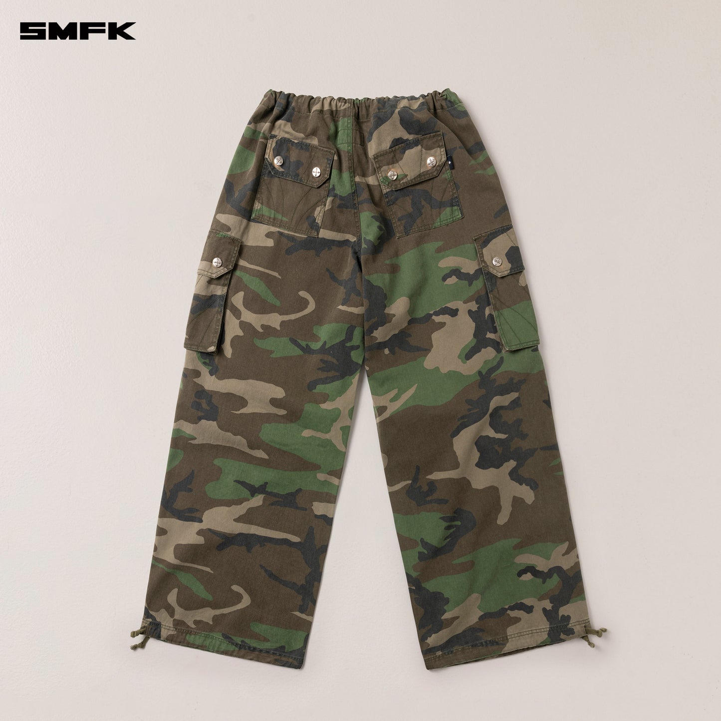 COMPASS Retro Camo Para Pants Army Green Camouflage