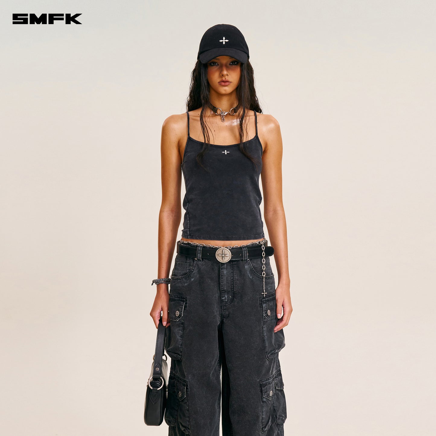 RAGE-WILD ORIGIN HANDCRAFT TOWER CARGO PANTS/GARMENT DYED Wilderness Black