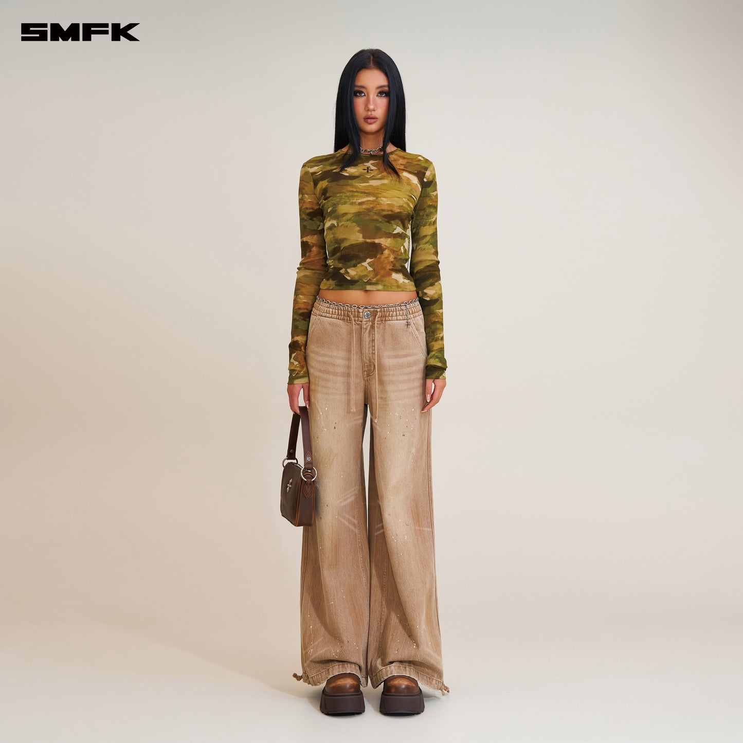 RAGE WILD ORIGIN HANDCRAFT TOWER Sports Cargo Pants/ Wild Cowboy Brown