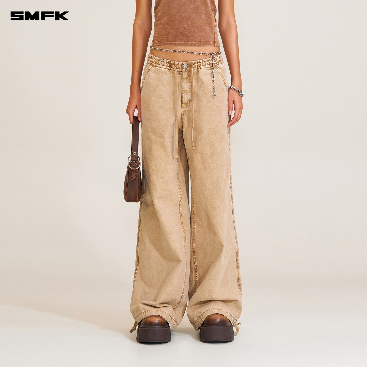 RAGE WILD ORIGIN HANDCRAFT TOWER Sports Cargo Pants Sandy Khaki