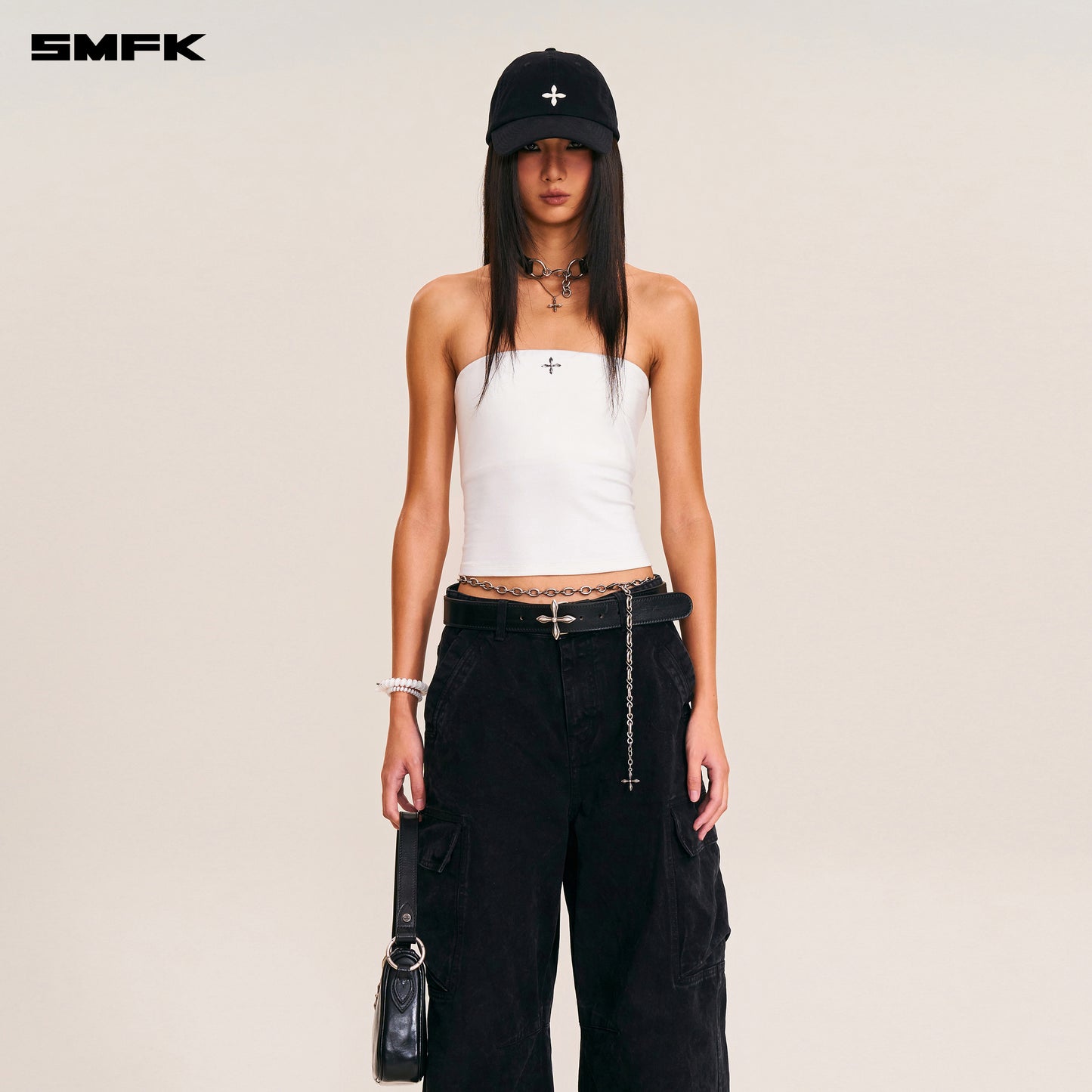 VINTAGE-STORM ONE CUT ARC CARGO PANTS/FADE DYE Wilderness Black