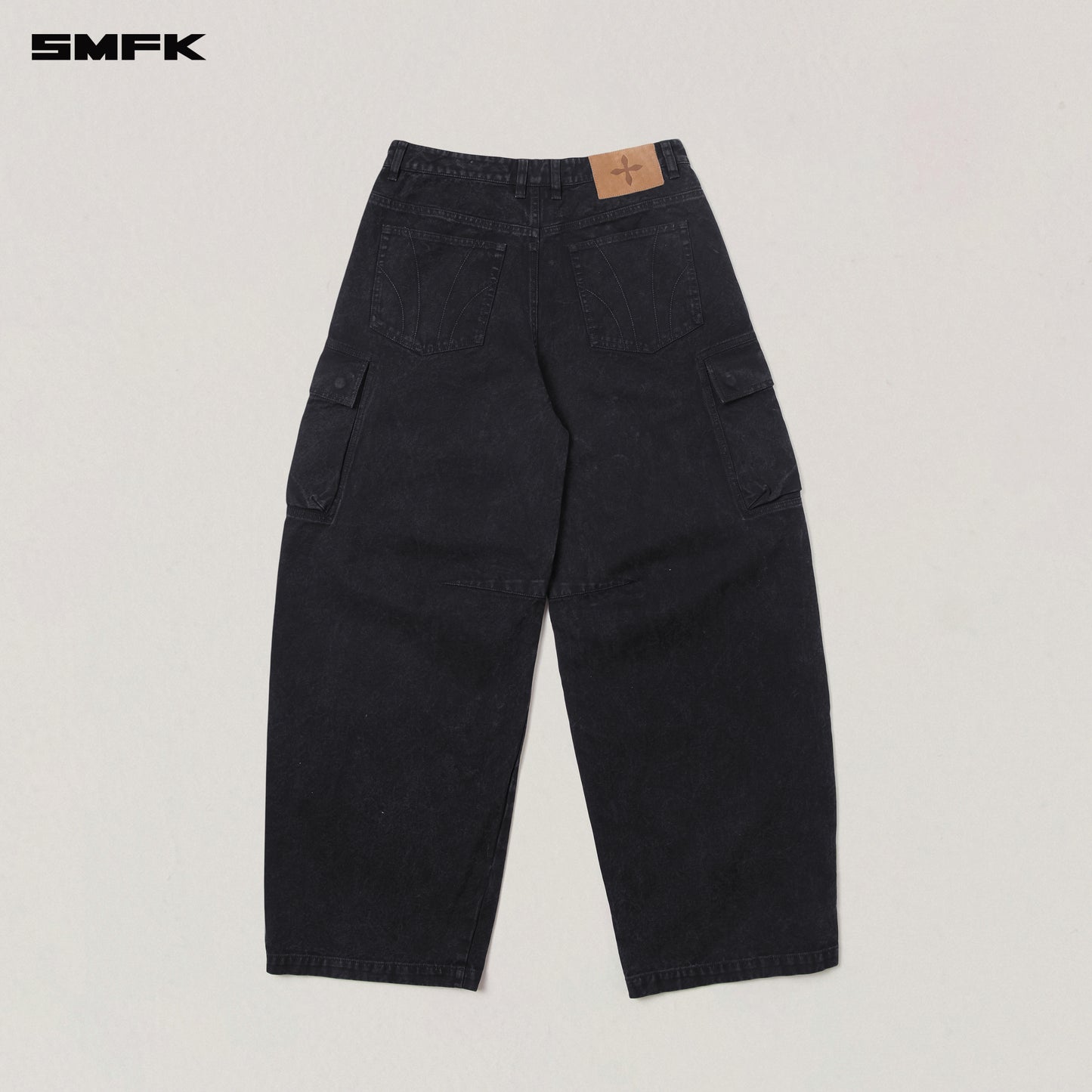 VINTAGE-STORM ONE CUT ARC CARGO PANTS/FADE DYE Wilderness Black