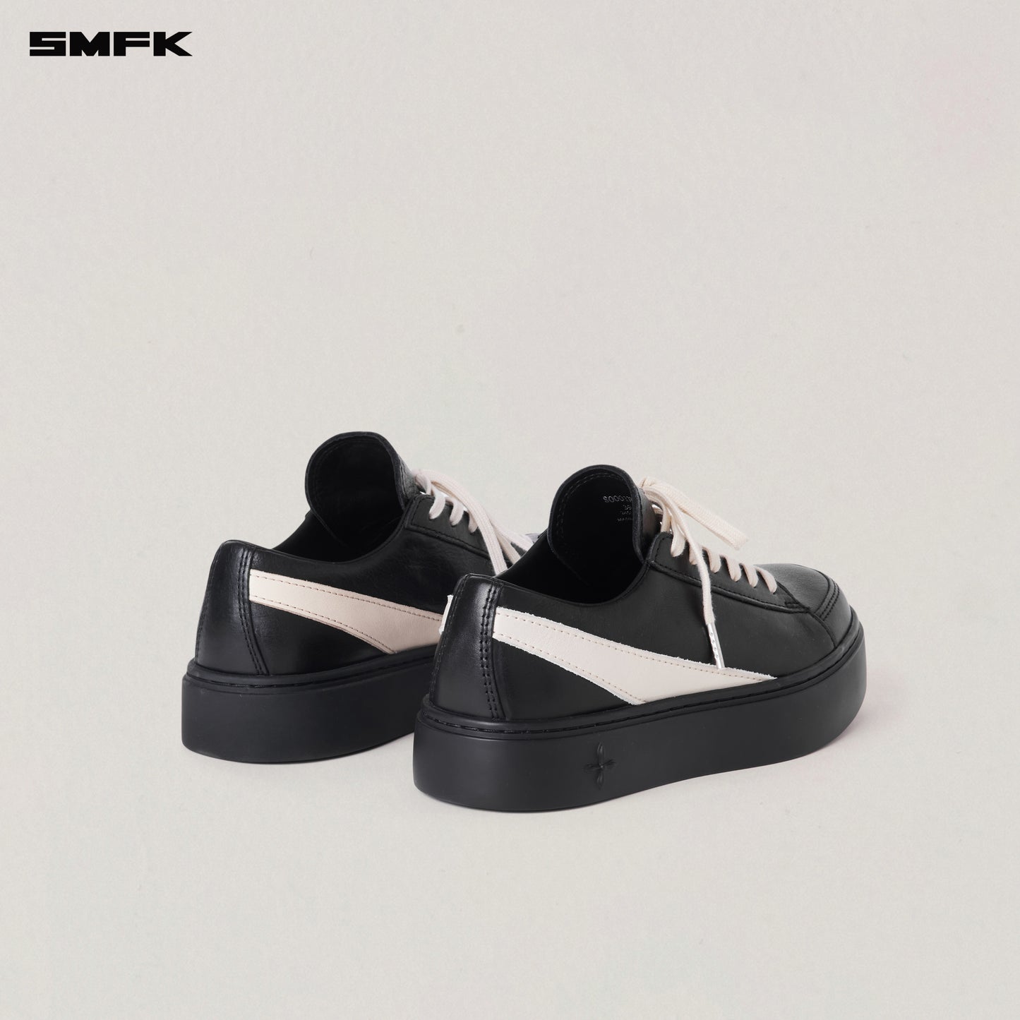 COMPASS ORIGIN LEATHER SNEAKER LOW Wilderness Black