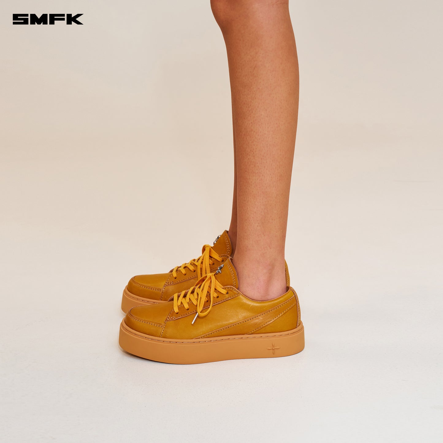 COMPASS ORIGIN Leather Sneaker Low Grassland Khaki
