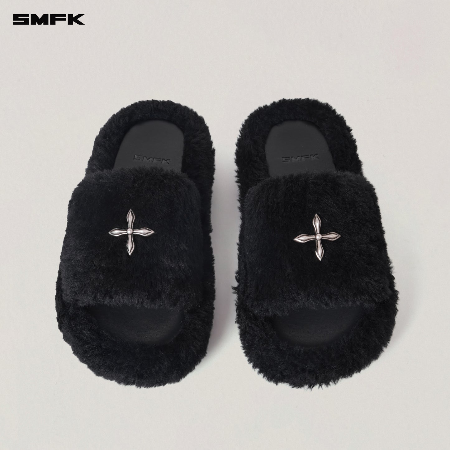 COMPASS MODE UNITY SHEARLING SLIPPER Wilderness Black