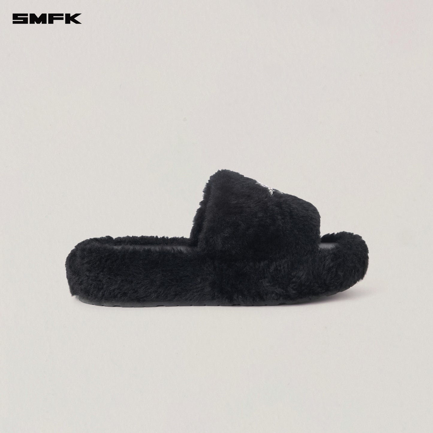 COMPASS MODE UNITY SHEARLING SLIPPER Wilderness Black