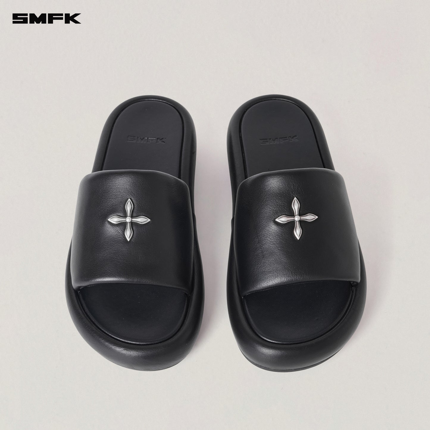 COMPASS MODE UNITY LEATHER SLIPPER Wilderness Black