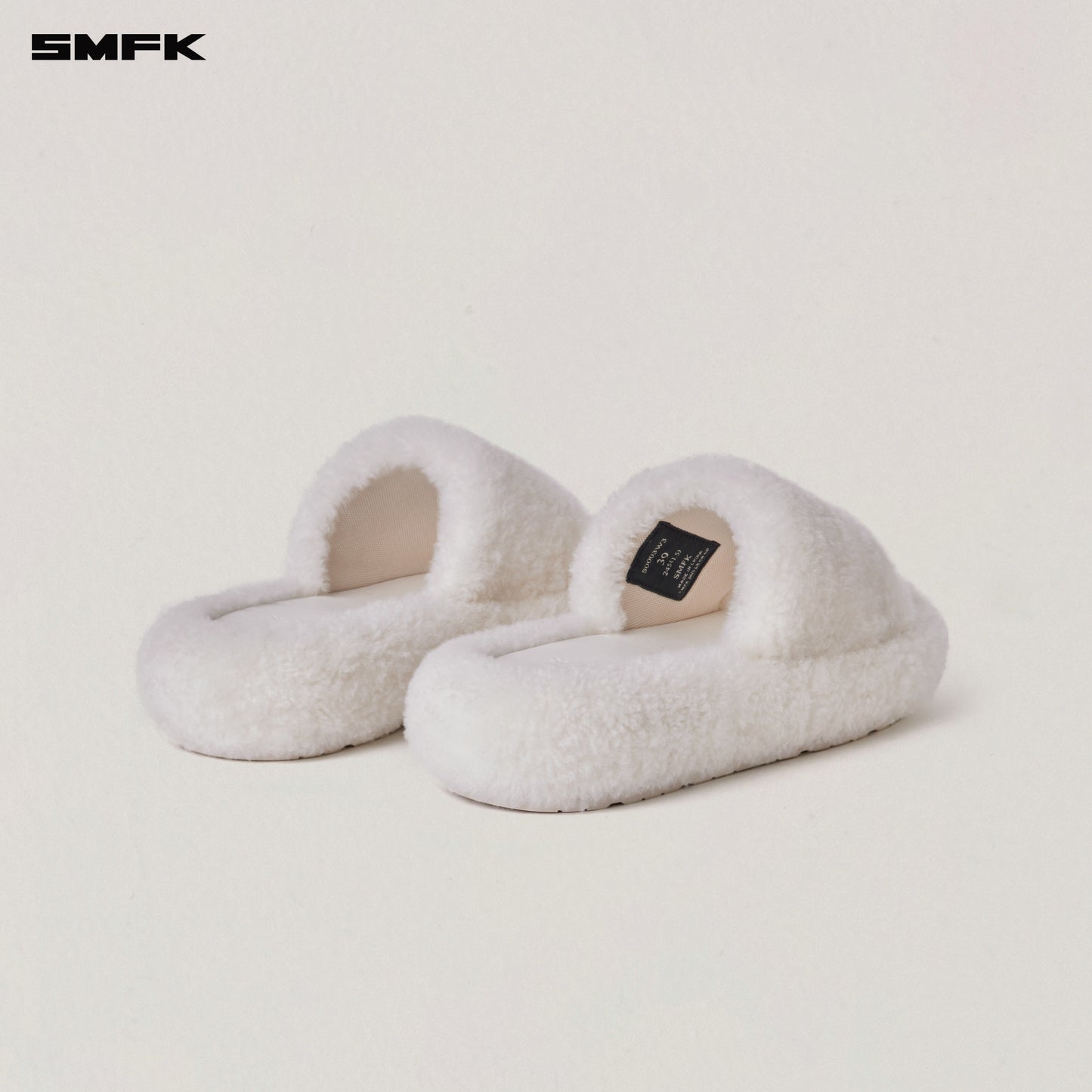 COMPASS MODE UNITY SHEARLING SLIPPER Alpine White