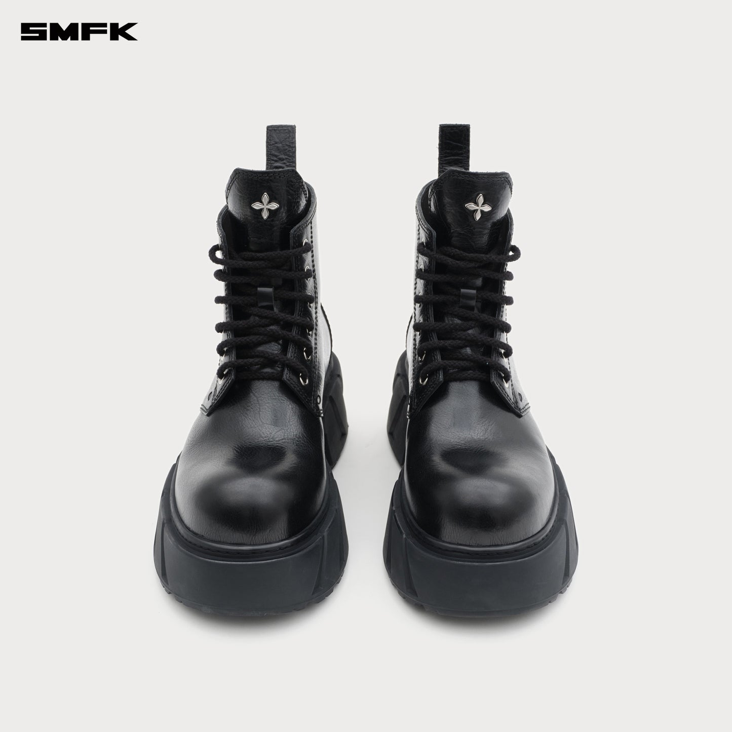 FUTURE MIRAGE Leather Rider Boots Wilderness Black