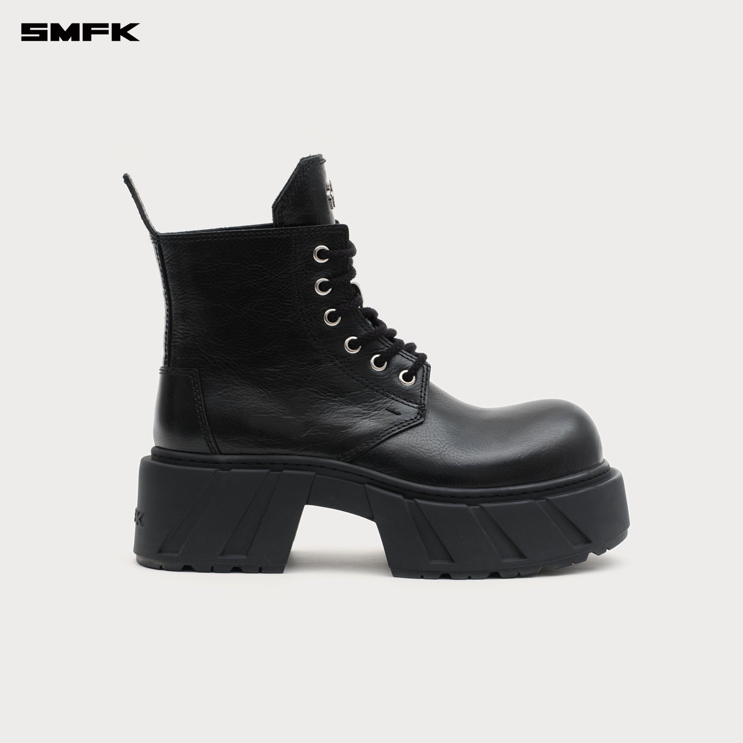 FUTURE MIRAGE Leather Rider Boots Wilderness Black