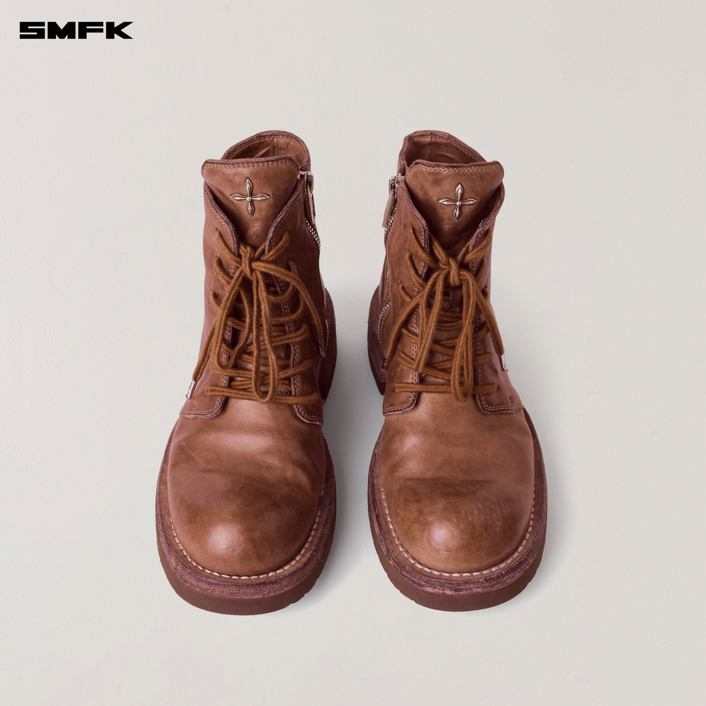 RAGE WILD ORIGIN GOODYEAR HORSE Leather Rider Boots Wild Brown