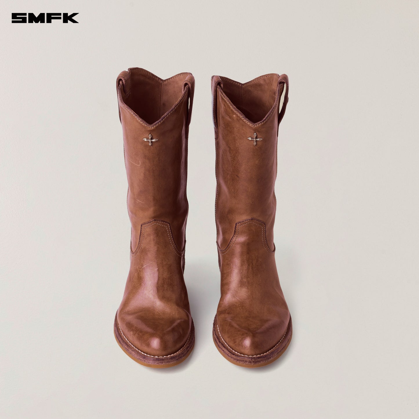 RAGE WILD ORIGIN GOODYEAR HORSE Leather Cowboy Boots Wild Brown